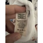 Vince Camuto Blouse White Floral Large Cross Over Front Long Sleeve Romantic Photo 5