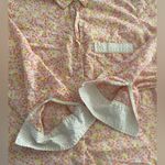 Victoria's Secret Sleepshirt/Gown PINK/PURPLE/YELLOW/WHITE Floral TWILL sz XS Photo 10