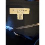 Burberry  Skirt Women 12 Black Leather Trim Straight Pencil‎ Designer Luxury Photo 9