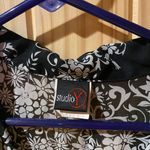 Studio Y Black And White Floral Dress Size 7 Photo 3