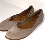 Toms Jutti Suede Canvas Ballet Flats Size 8 Photo 2