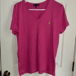 Ralph Lauren  Pink Fitted Polo T-Shirt Photo 0