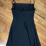 SheIn Black Mini Satin Dress NWT Photo 1