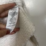 Vince . Ivory white fuzzy Pullover lounge casual knit hoodie sweater size XS Photo 3