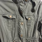 Tilly's Jade & Ivory Green Utility Jacket Photo 2