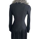 Free People  Womens Faux Fur Collared Coat Size 2 Photo 4
