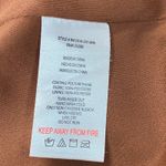 Jason Wu  Faux Leather Corset Top Copper Brown Sleeveless Bustier Sz S Club Wear Photo 3