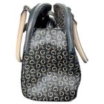 Guess Signature Dome Satchel Handbag Brown/Tan Monogram Top Handle Bag Photo 7