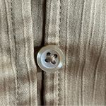 Nine West Women’s  Button‎ Front Ruffle Sleeve Tank Top Size 2XL Goldish Bronze Photo 1