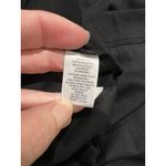 Loft  Black Split Long Sleeve Top Girls Night Out Minimalist Date Night Photo 6