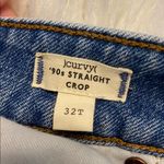 Madewell Women’s Curvy Classic 90 Straight Blue Jeans inseam 28” waist 34” Photo 5