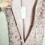 Mac Duggal  94117 Vintage Lilac Floral Appliqué Beaded Cocktail Sheath Dress 16 Photo 6