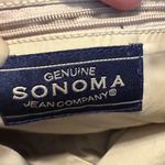 Sonoma Vintage  Olefin Woven Small Bag Purse Taupe Single Strap Photo 3