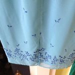 EXPRESS Vintage Skirt Turquoise - Size 3/4 Photo 2