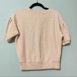 J.Crew Peach Puff Short Sleeve Sweater Womens XXS Boxy Fit Fall Preppy Crew Neck Photo 6