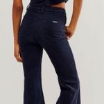 Rolla’s east coast flare wide leg corduroy pants navy blue 26 NEW Photo 1