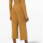 Lululemon Bound to Bliss High-Rise 7/8 Pant Wide Leg Spiced Bronze Orange Yellow Photo 1
