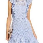 Bloomingdales Aqua () light blue ruffle dress (xs) Photo 0