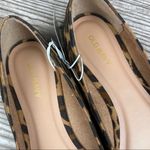Old Navy Navy Pointy Faux- Suede Animal Print Flats Sz 7 Photo 8