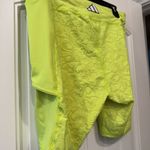 Adidas  Neon Yellow Athletic Shorts Photo 2