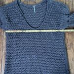 Free People Women’s oversized chunky loose knit brown acrylic sweater size md Photo 3