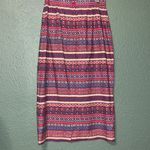 Vintage Paisley Floral Colorful Patterned Women's Wrap Maxi Skirt Size 10 Photo 4