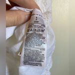 Gap 🌞 White Eyelet Embroidered Lace Split Neck  Sleeveless Tank Top Blouse #R Photo 5