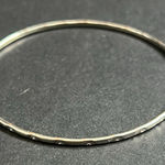 Women’s vintage dainty silver patterned bangle bracelet one‎ size Photo 0