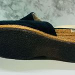 UGG  Australia 1655 Women's blue suede closed toe slide mule wedge shoes sz US 8 Photo 2