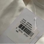 Everly White Satin Ruffle Front Slit Mock Wrap Maxi Dress Large Photo 7