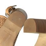 Rag and Bone  Wyatt Perforated Sandals Womens US 9 Tan Leather Slingback City Chic Photo 11