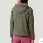 Free Country  Green Micro Fleece Zip Up Jacket Camo Print Satin Pocket Size Small Photo 7