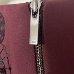 Karen Millen  Signature Pencil Dress Black & Maroon Lace Size 10 EUC Photo 7