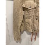 Evereve Tan Quilted Cotton Hooded Utility Jacket Medium boho Casual cotton Photo 2