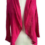 Ralph Lauren Lauren Lightweight Open Front Knit Hot Pink Cardigan Size S Photo 0