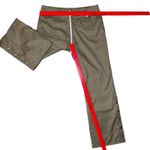 NWOT NILS Sportswear Houndstooth Button Insulated Ski Snowboard Snap Pants 10 Tan Photo 7