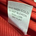 Haute Monde  Red Ribbed Sleeveless Side Slit Midi Bodycon Tank Dress Womens Small Photo 10