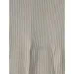 Free People solid gold rib knit mini skirt in ivory size medium Photo 3