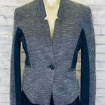 Halogen  grey and black one button blazer Photo 0