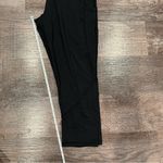 Ouges Black Crop Leggings With Side Pockets Size Large Photo 4