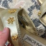 Vintage gold sun charm nautical sandals size 8.5 Photo 3