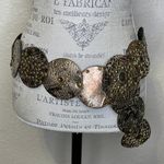 Lake Shore Drive Vintage  Large Medallion Belt Rhinestone and Rivets Brown Bronze Photo 1