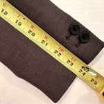 Banana Republic Blazer Jacket Women's 4 Gray Black Business Casual Y2K Career Photo 6