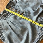 American Eagle Chambray Button Fly Paperbag Shorts Size 6 Photo 7