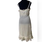 Nan Flower Vintage 50s 60s Yellow Romantic Lace Floral Lingerie Midi Slip Dress Size 38 Photo 6