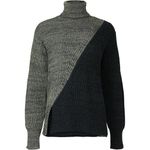 Derek Lam  Collective Colorblock Turtleneck Sweater – Blue/Black – IT 46 (US 8 M) Photo 1