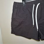 Quince  Brown Organic Stretch Cotton Ripstop Shorts With Pockets Women’s Size XL Photo 1
