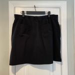 Riders By Lee Size 16 Black Pull On Athletic Attached Shorts Mini Skirt Skort Photo 2