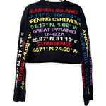 Opening Ceremony Destination Hand Knit Crewneck Printed Sweater Size XS $350 Photo 5