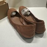 Lucky Brand Emmie Ballet Flats Shoes Womens 9 Brown Leather Slip On Comfort Photo 5